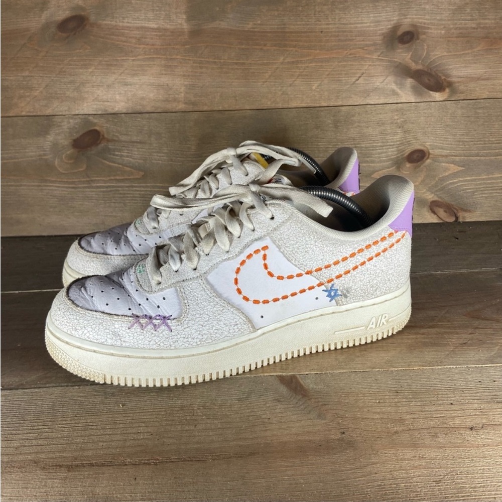 Nike Air Force 1 With colored stitching